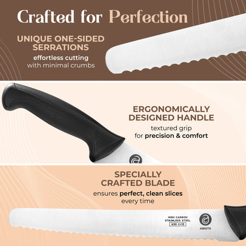 Premium Bread Slicing Set: Knife & Slicer Duo