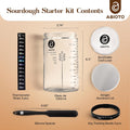 Family-friendly use of the Essential Sourdough Bread Making Kit, making bread baking fun for everyone.
