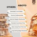 ABIOTO 11 - Inch Serrated Bread Knife - Exceptional Sharpness, Ergonomic Handle, Premium Stainless Steel - Abioto Baking