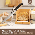 ABIOTO 11 - Inch Serrated Bread Knife - Exceptional Sharpness, Ergonomic Handle, Premium Stainless Steel - Abioto Baking