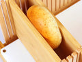 Adjustable Bread Slicer for Homemade Bread - 2024 Design with Compact Storage & Even Cuts - Abioto Baking