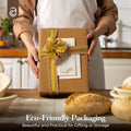 Oval Bread Proofing Basket for Sourdough - Non - Stick Wood Pulp Design - Abioto Baking