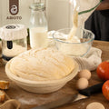 Oval Bread Proofing Basket for Sourdough - Non - Stick Wood Pulp Design - Abioto Baking