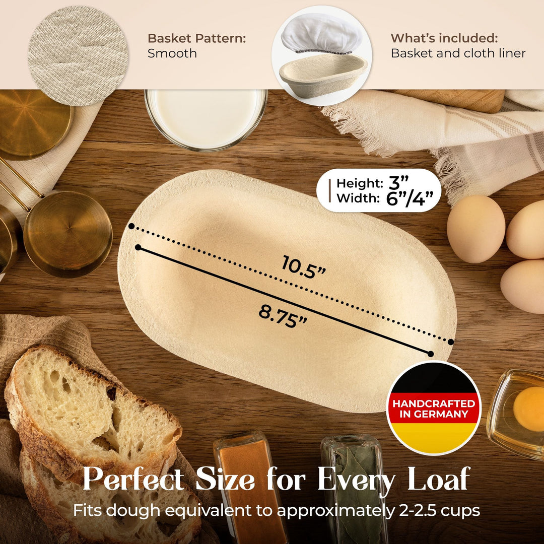 Oval Bread Proofing Basket – Abioto Baking